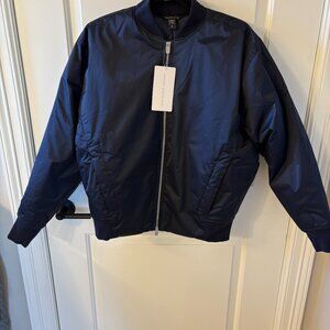 Athleta - Navy Sateen Bomber - Simone Biles Collection